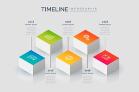 信息图模板 流程