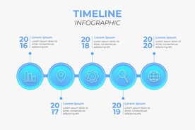 信息图模板 流程