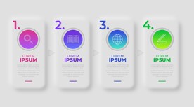 信息图模板 流程