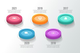 信息图模板 流程