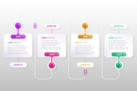 信息图模板 流程