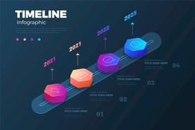 信息图模板 流程