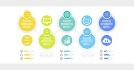 信息图模板 流程