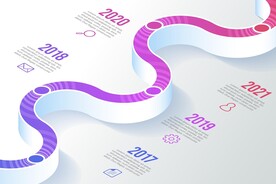 信息图模板 流程