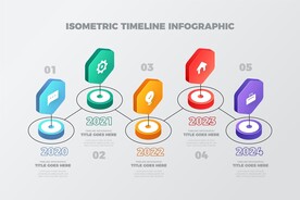 信息图模板 流程