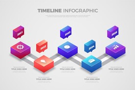 信息图模板 流程