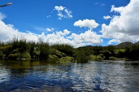 西藏风景 湖水 蓝天白云