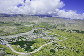 尼木县鸟瞰图