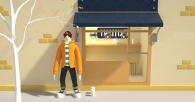 c4d模型男孩人偶