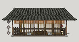 乡村木构民居建筑