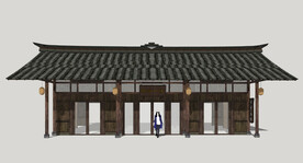 乡村木构民居建筑