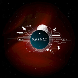 科技背景星球太空底纹图片