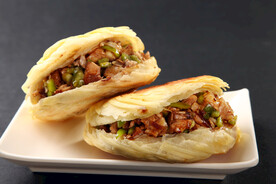 烧饼 肉夹馍 饼夹菜 饼夹肉