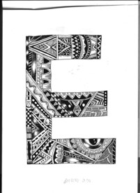 字母E