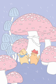 清明节手绘插画设计