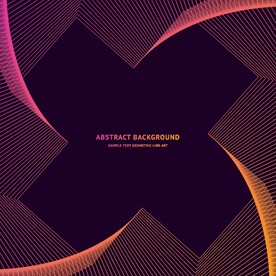 AI创意渐变线条科技海报背景