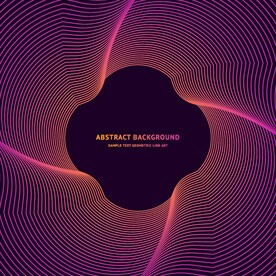 AI创意渐变线条科技海报背景