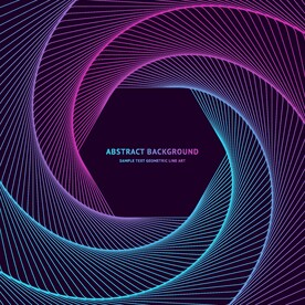 AI创意渐变线条科技海报背景