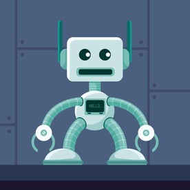 卡通机器人图片