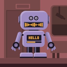 卡通机器人图片