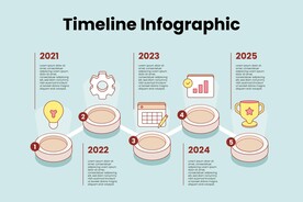 信息图模板 流程