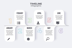 信息图模板 流程