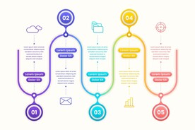 信息图模板 流程