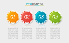 信息图模板 流程