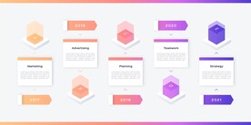 信息图模板 流程