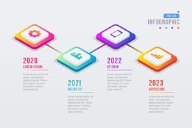 信息图模板 流程