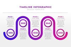 信息图模板 流程