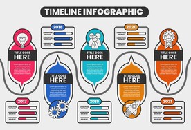 信息图模板 流程