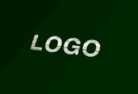 粉感logo样机
