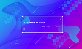 PSD分层背景模板科技梦幻
