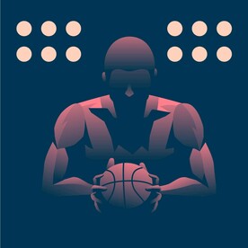 篮球卡通人物图片