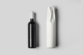 红酒包装样机