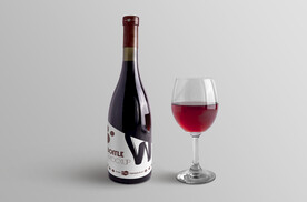 红酒瓶样机
