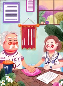 五一劳动节插画