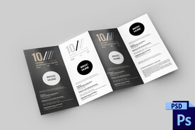 传单广告折页样机