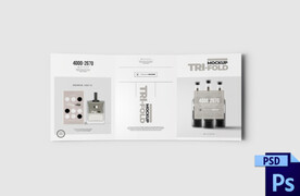 传单广告折页样机