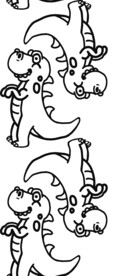 线条 恐龙