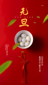 元旦节日传统活动海报素材