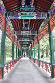 北京中山公园长廊