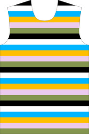 条纹 印花 分层