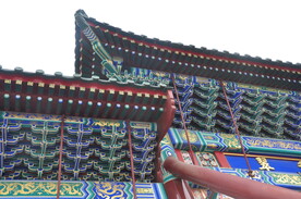 北京北海公园积翠牌楼