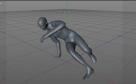 c4d模型街舞炫酷动作舞蹈扫描