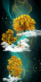 抽象装饰画背景