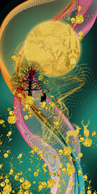 抽象装饰画背景