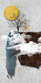 抽象装饰画背景