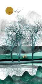 抽象装饰画背景